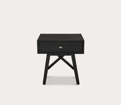 Calais Pine Wood 1-Drawer Nightstand by Moe's Furniture