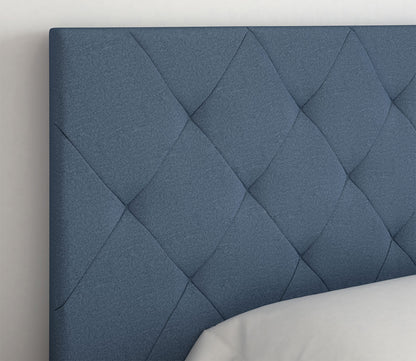 Caldwell Linen Fabric Upholstered Platform Bed by Arkotec
