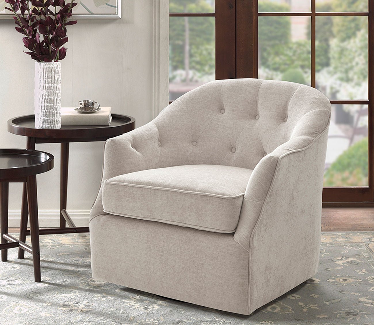 Calvin Swivel Accent Chair