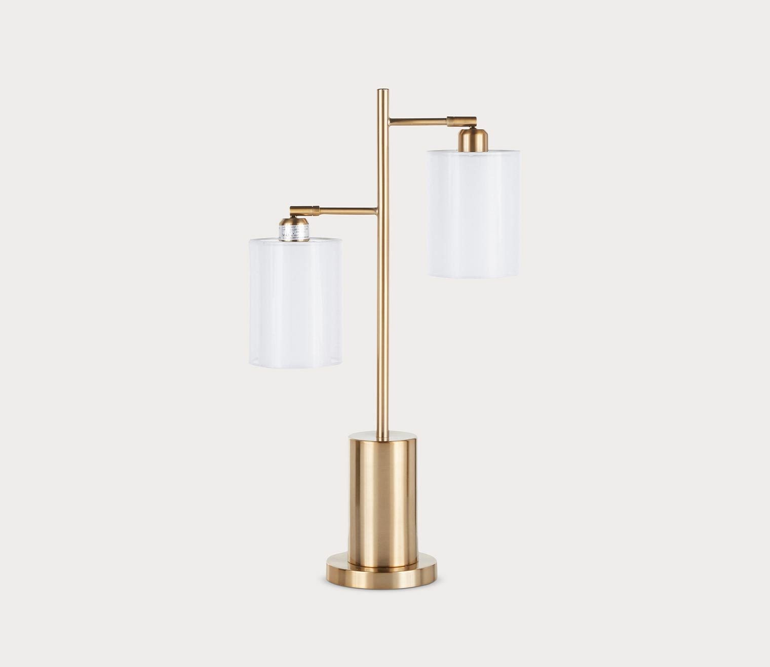 Cannes Modern Metal LED Table Lamp by LumiSource