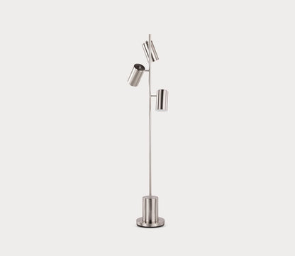 Cannes Modern Stainless Steel LED Floor Lamp by LumiSource
