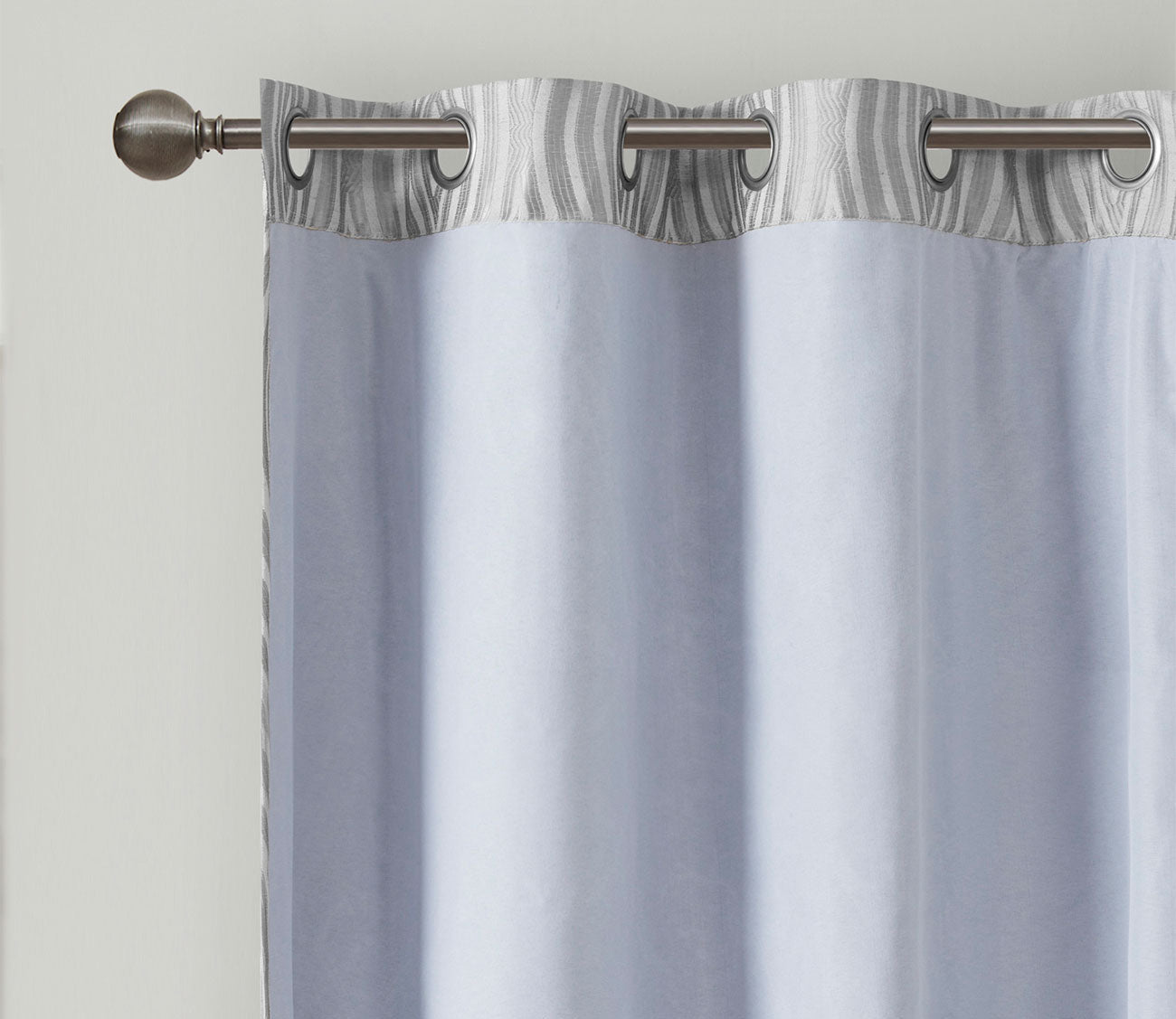Cannes Ogee Jacquard Total Blackout Magnetic Curtain Panel Pair by Beautyrest