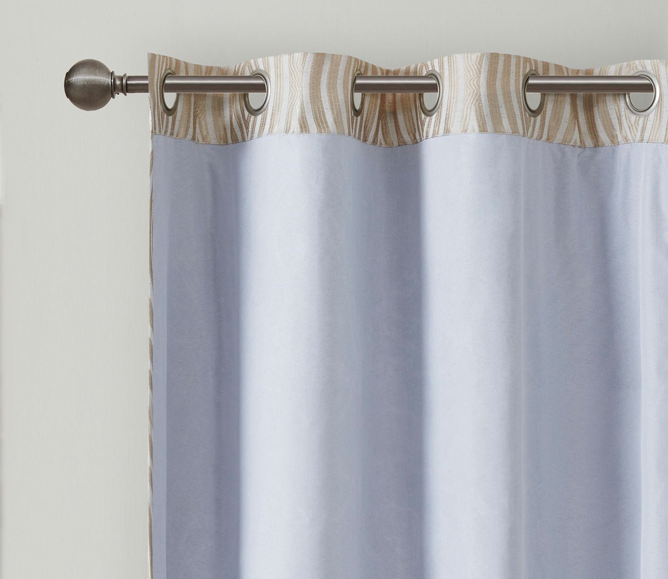 Cannes Ogee Jacquard Total Blackout Magnetic Curtain Panel Pair by Beautyrest