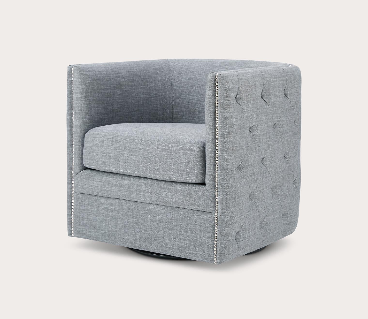 Capstone Swivel Accent Chair by Madison Park