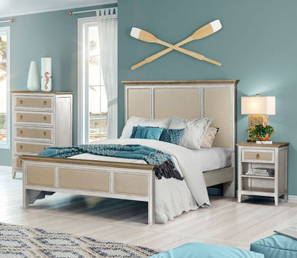 Captiva Two-Tone Wood Bed by Sea Winds Trading