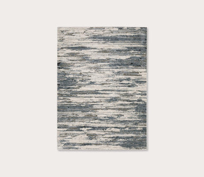Caravan Contemporary Beige Blue Abstract Rug by Oriental Weavers