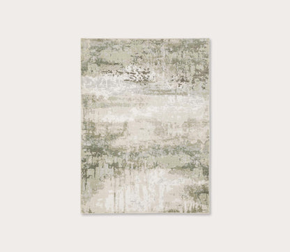 Caravan Contemporary Beige Green Abstract Rug by Oriental Weavers