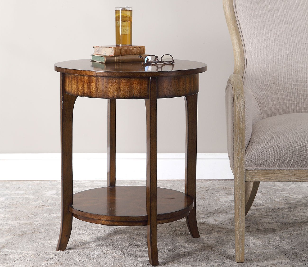 Carmel Round Lamp Table