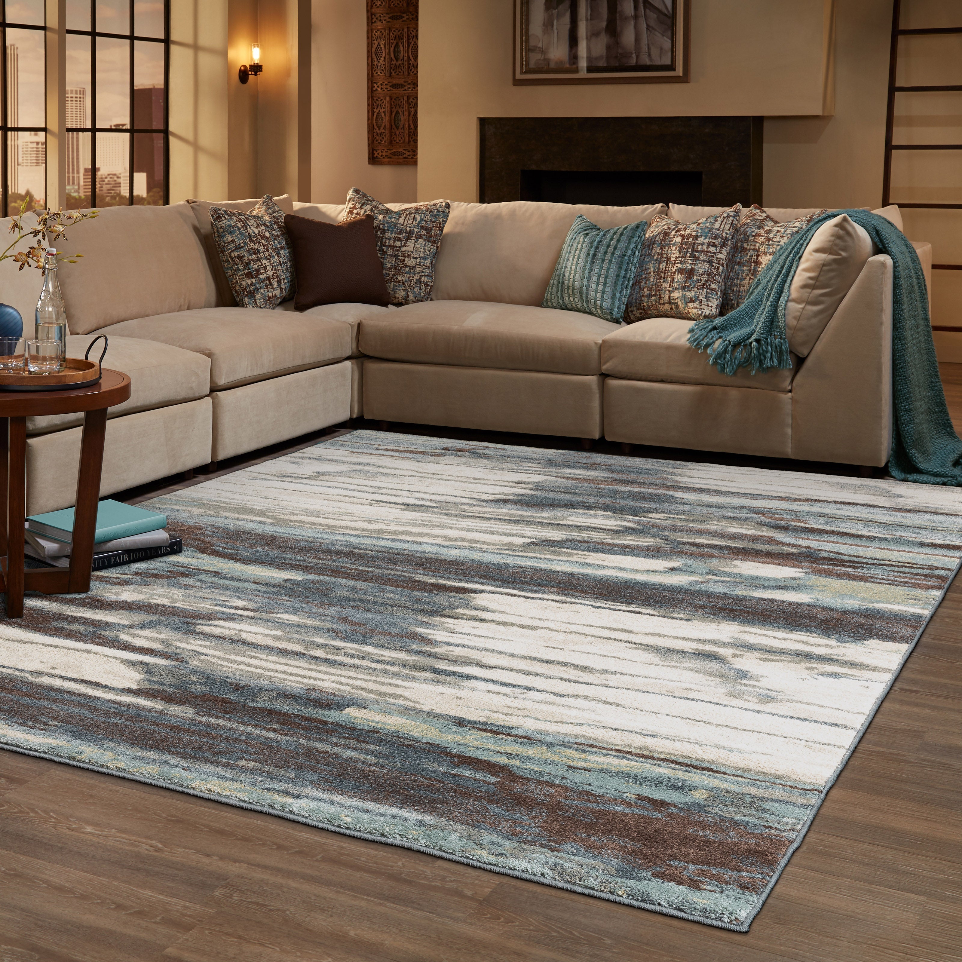 Carson Contemporary Abstract Rug