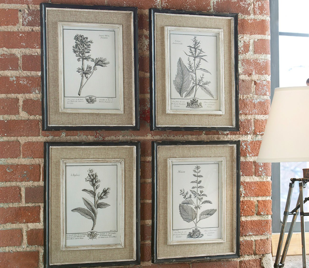 Casual Grey Study Framed Art Set of 4