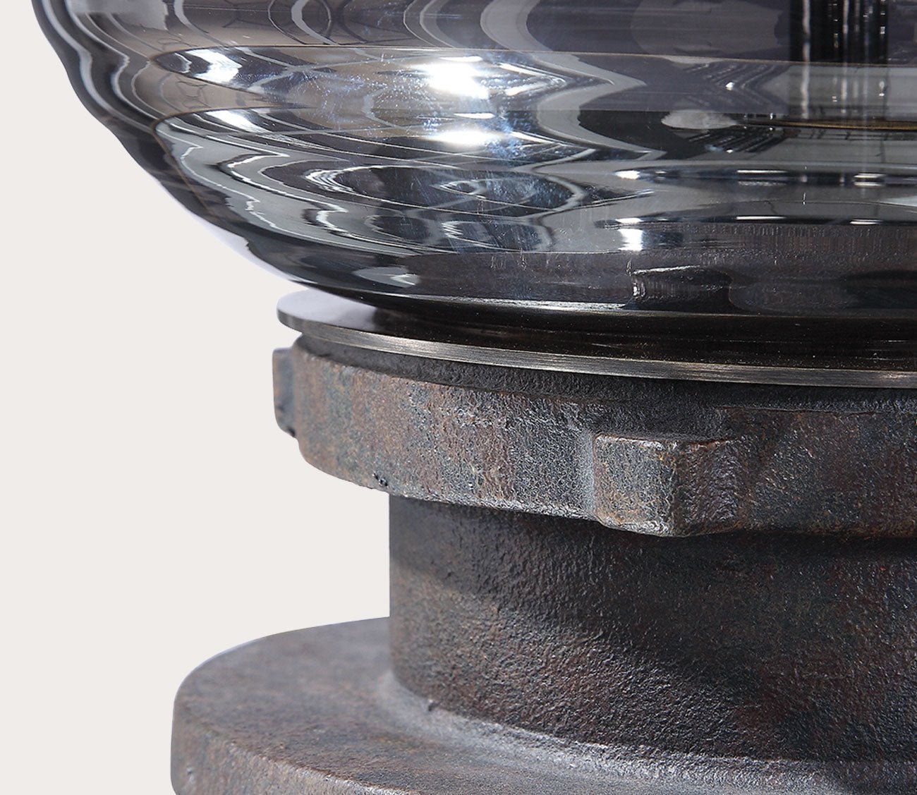 Caswell Glass Table Lamp by Uttermost