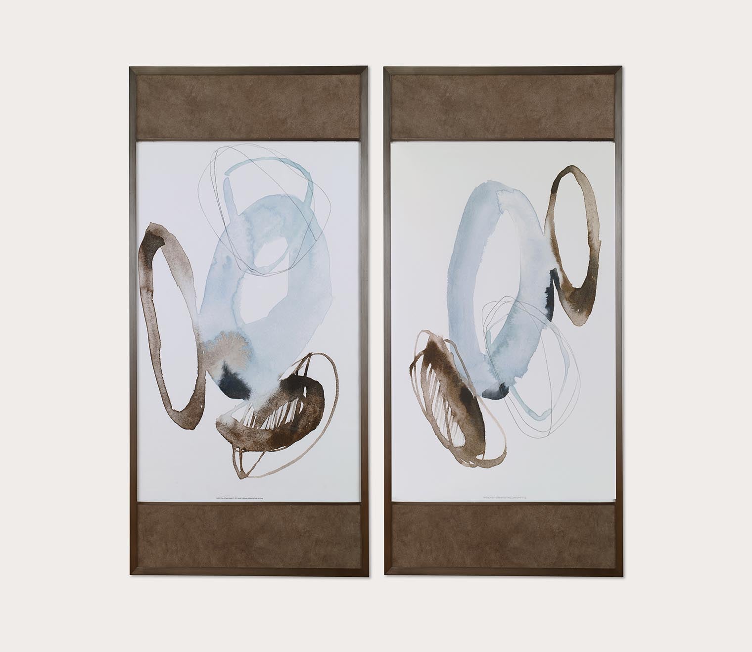 Celestial Modern Framed Prints Set of 2 by Uttermost