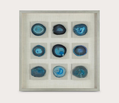 Cerulean Blue Stone Shadow Box by Uttermost