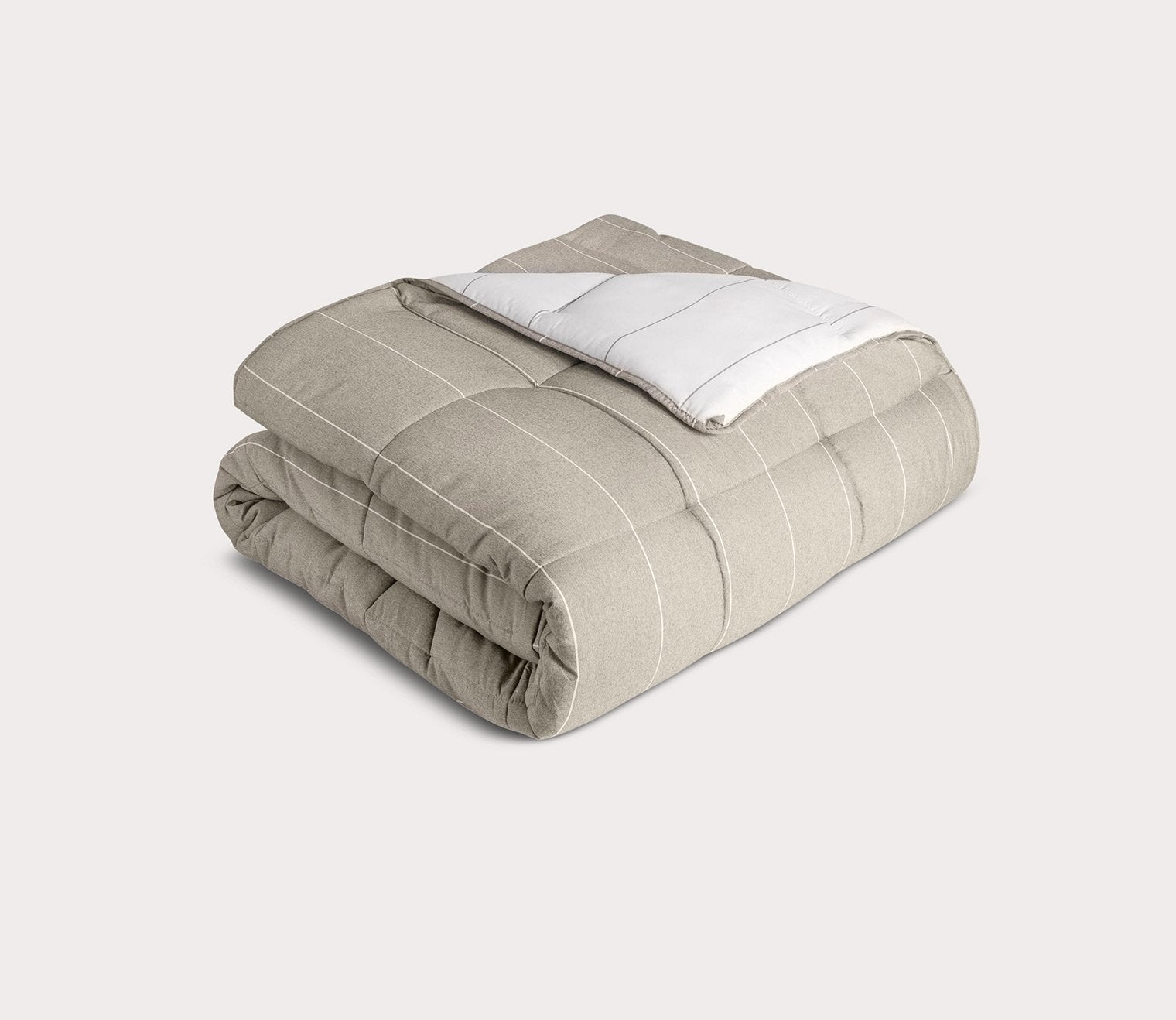 Chambray Hypoallergenic Down Alternative Comforter Set by Malouf