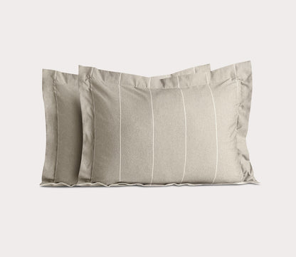 Chambray Hypoallergenic Down Alternative Comforter Set by Malouf