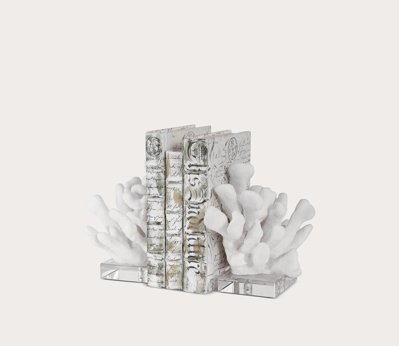 Charbel White Bookends by Uttermost