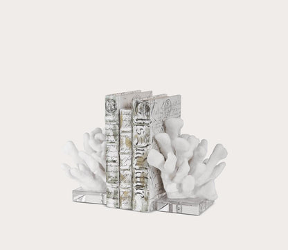 Charbel White Bookends by Uttermost