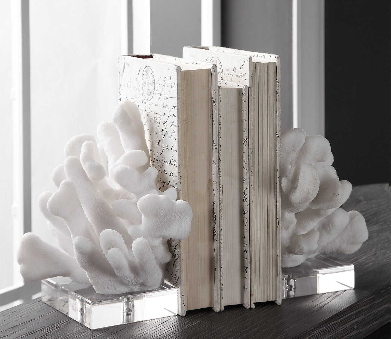Charbel White Bookends