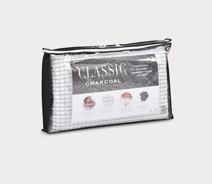 Charcoal Infused Ventilated Foam Pillow by Classic Brand