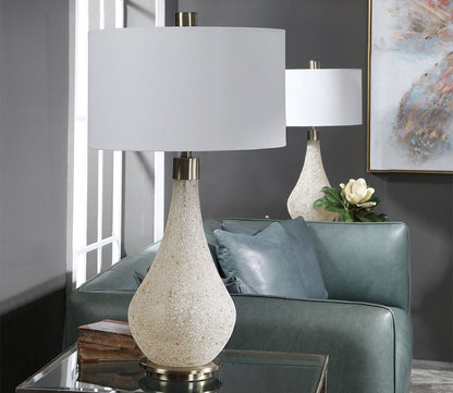 Chaya Textured Cream Table Lamp by Uttermost