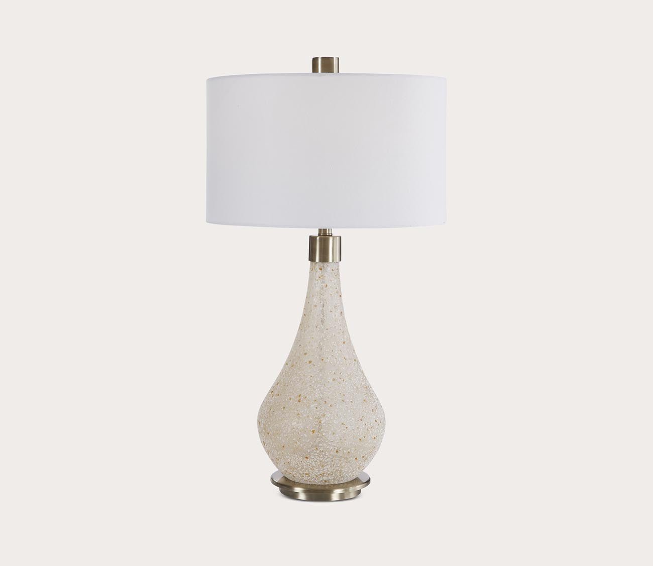 Chaya Textured Cream Table Lamp by Uttermost
