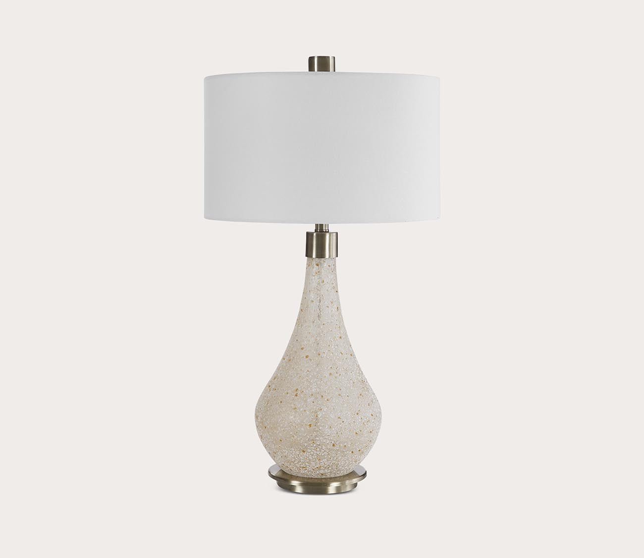 Chaya Textured Cream Table Lamp by Uttermost