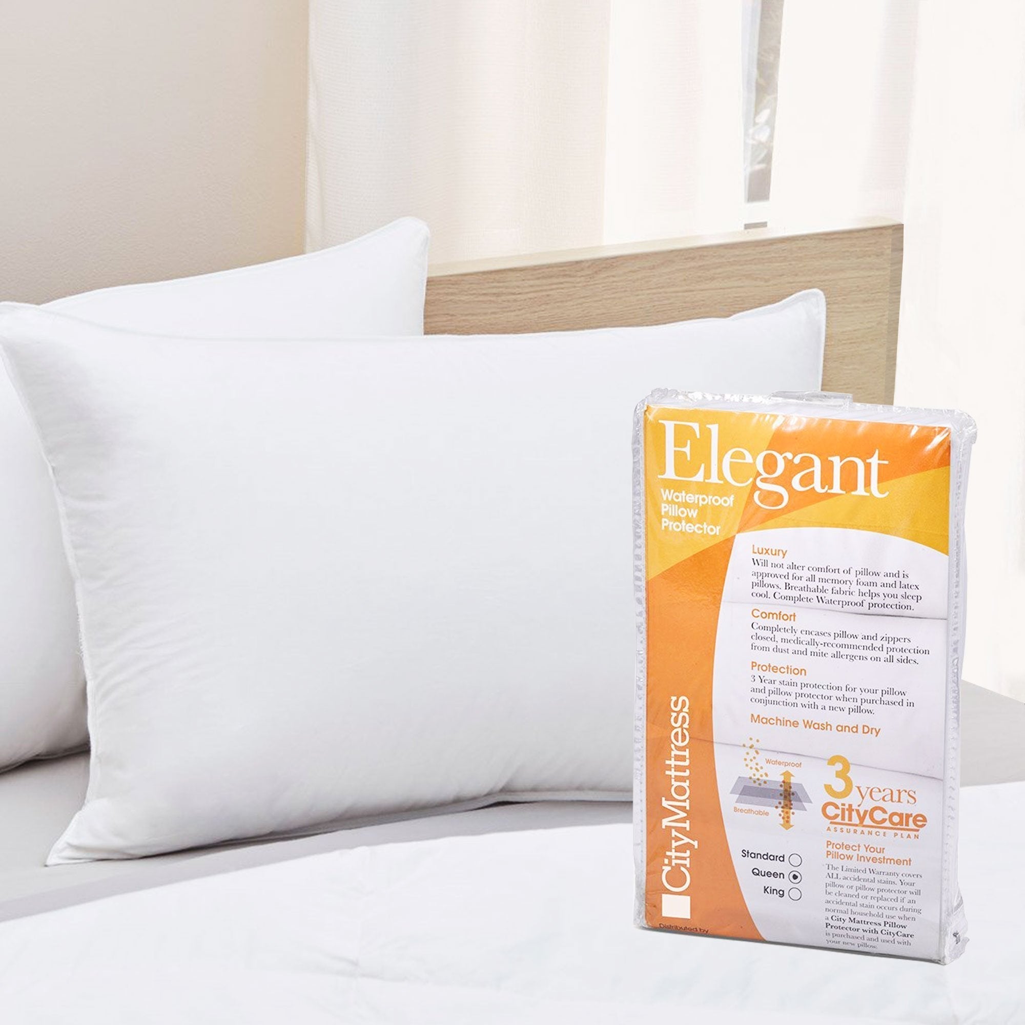 City Care Waterproof Pillow Protector