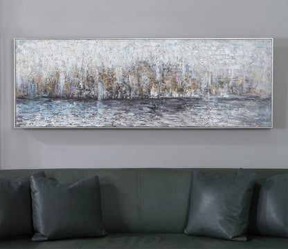 City Reflection Hand Painted Canvas by Uttermost