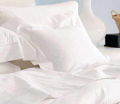 Classico White Linen Pillow Shams by Sferra