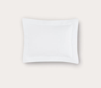 Classico White Linen Pillow Shams by Sferra