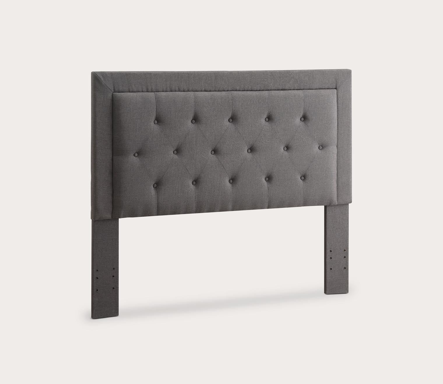 Clayton Tufted Fabric Upholstered Headboard by Linon