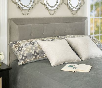 Clayton Tufted Fabric Upholstered Headboard by Linon