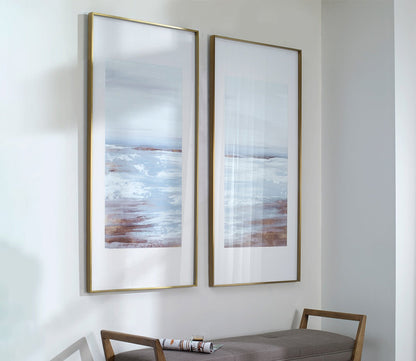 Coastline Framed Prints Set of 2 by Uttermost