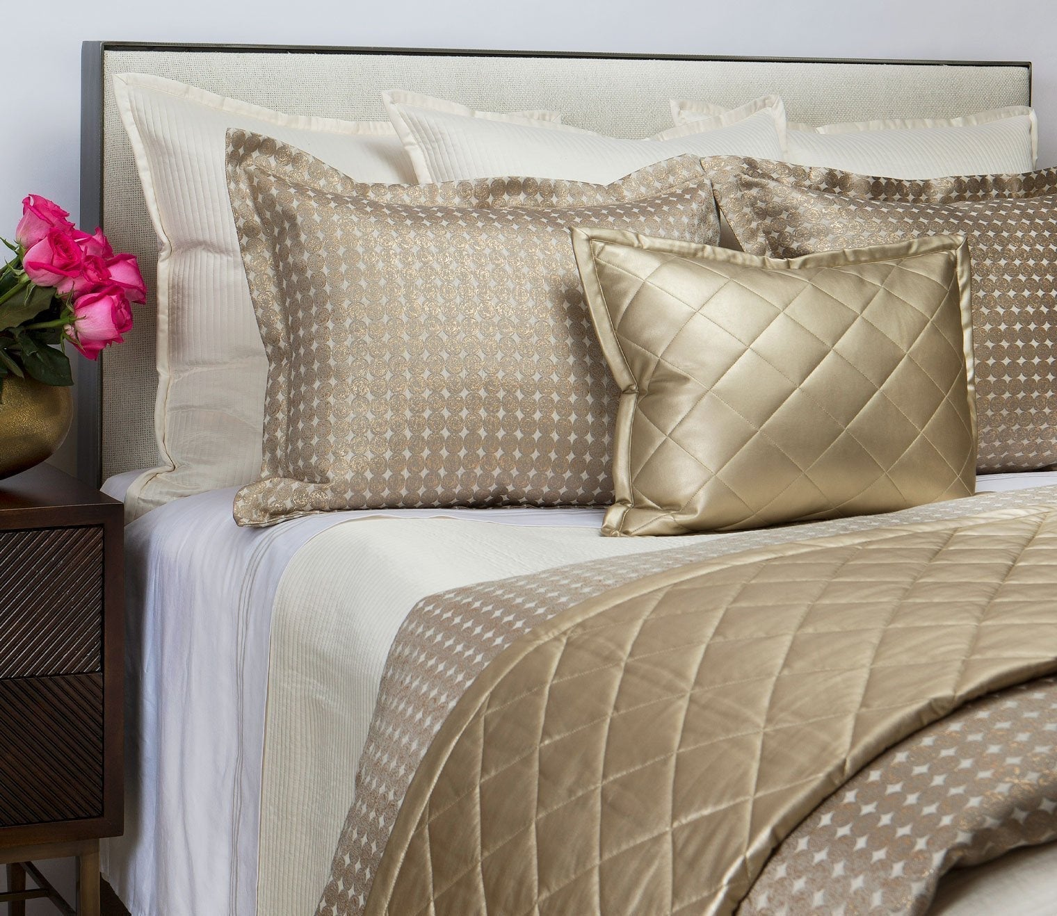 Coin Jacquard 3-Piece Duvet Cover Set