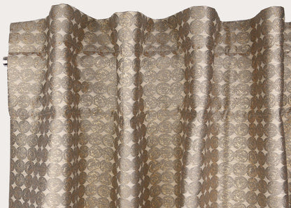 Coin Jacquard Room Darkening Curtain Panel by Ann Gish
