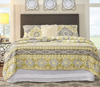 Contempo Fabric Upholstered Headboard by Linon