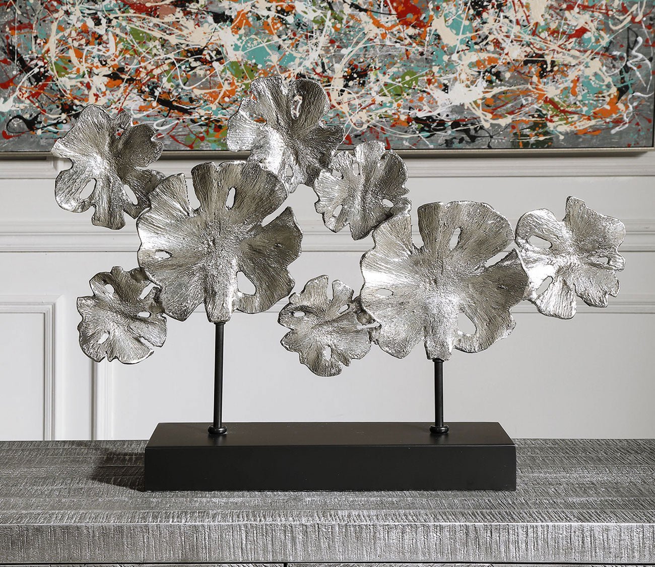 Contemporary Lotus Sculpture