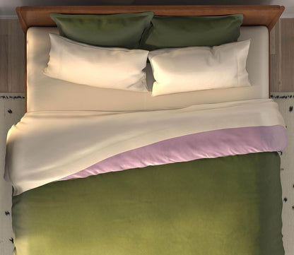 Cooling Bamboo Reversible Duvet Cover and Sham Set Separates by PureCare
