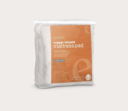 Copper Infused Mattress Pad by eLuxury