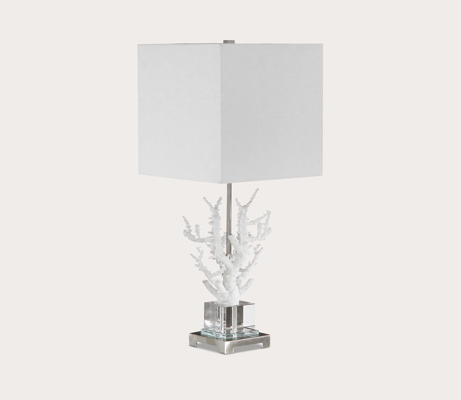 Corallo White Coral Table Lamp by Uttermost