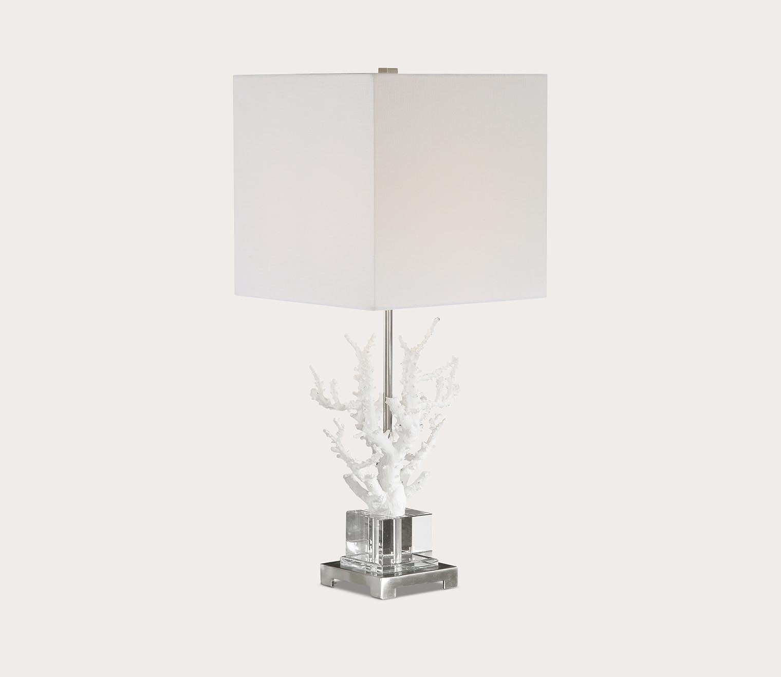 Corallo White Coral Table Lamp by Uttermost
