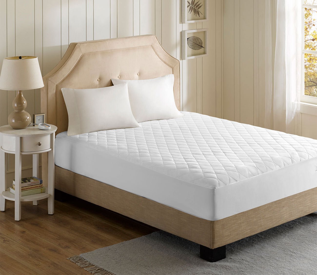 Cotton Blend Heated Mattress Pad by Beautyrest