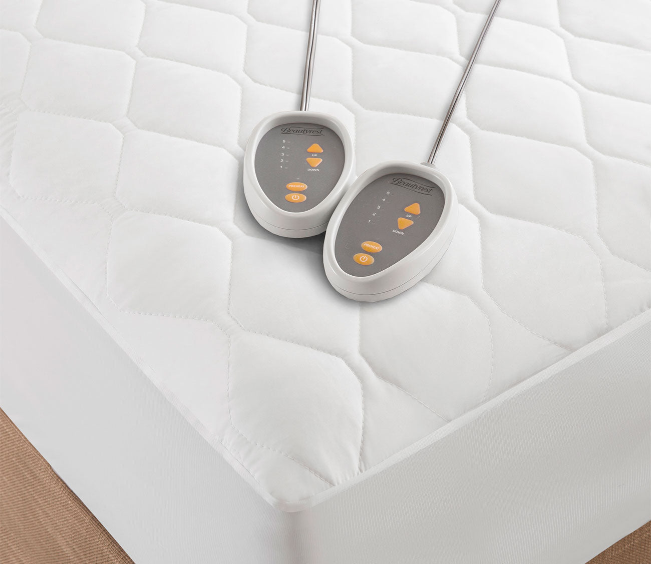 Cotton Blend Heated Mattress Pad by Beautyrest
