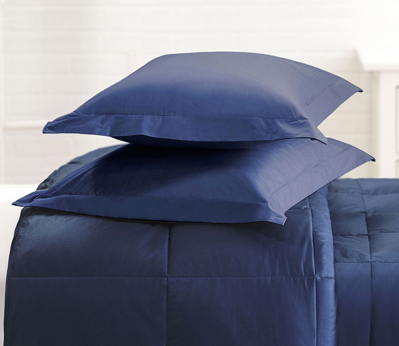 Cotton Twill Pillow Sham Set of 2 by Allied Home