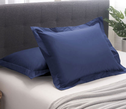 Cotton Twill Pillow Sham Set of 2 by Allied Home