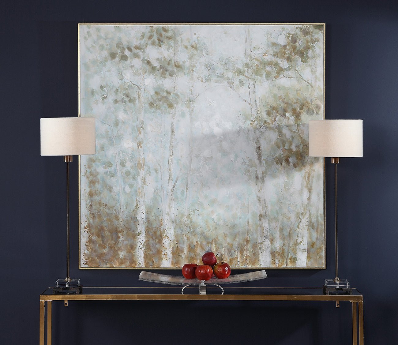Cotton Woods Hand Painted Canvas