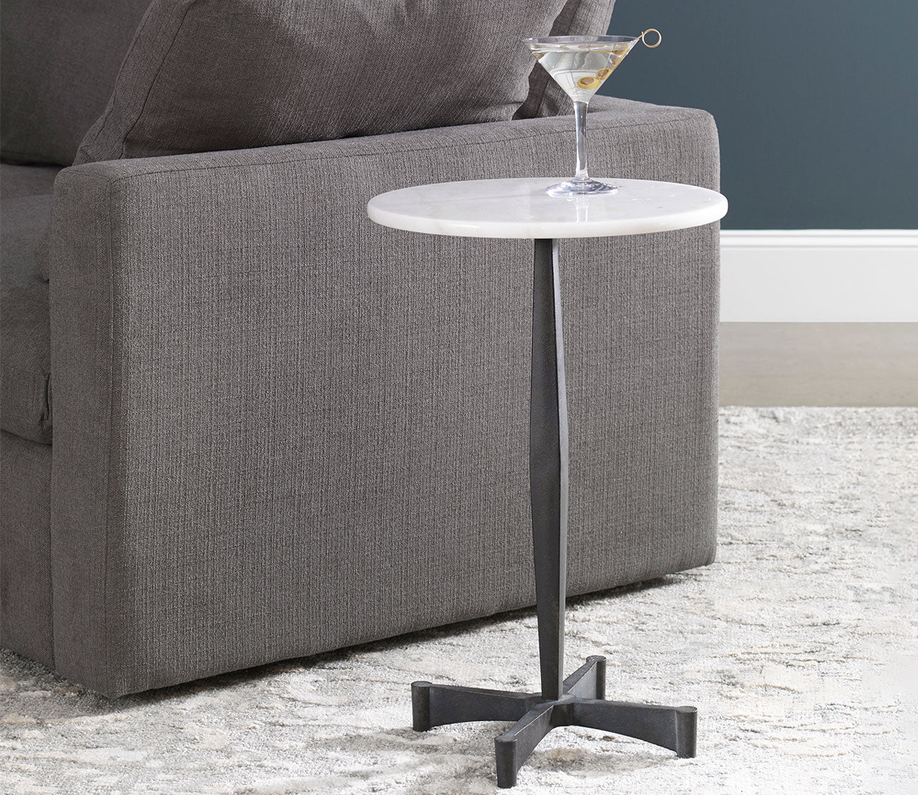 Counteract White Accent Table