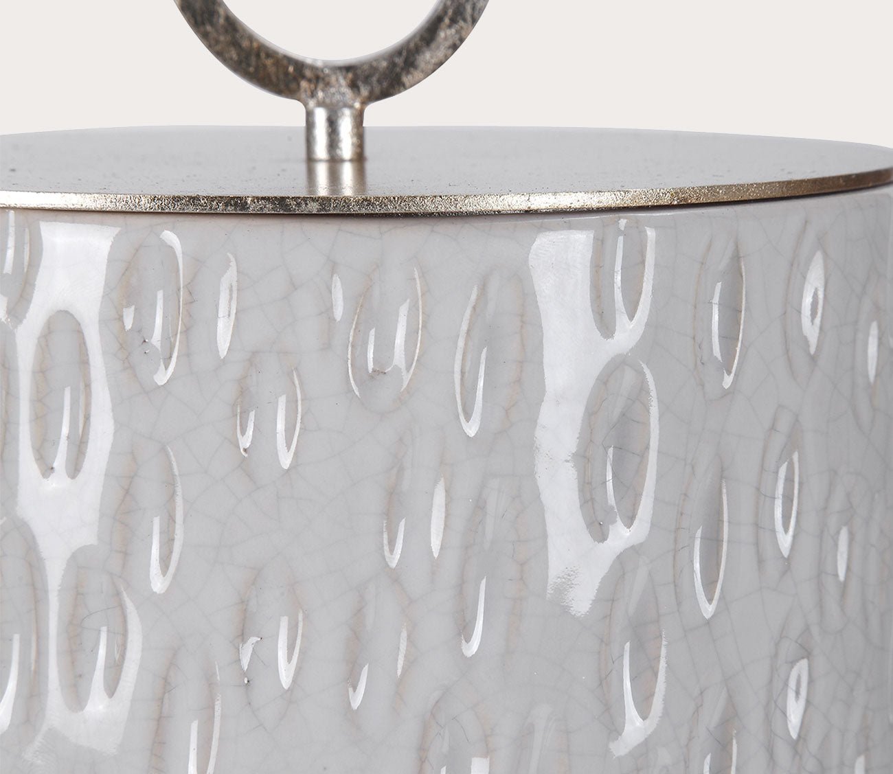 Cyprien Ceramic Containers Set of 2 by Uttermost