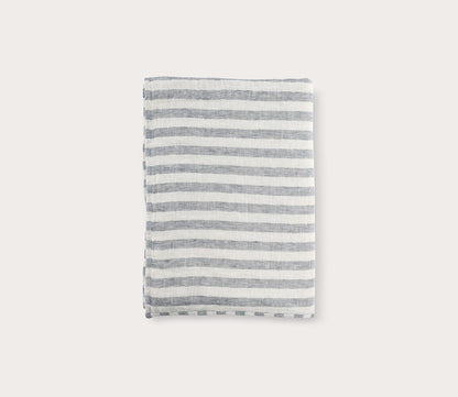 Cyprus Ivory Blue Throw Blanket by Villa by Classic Home