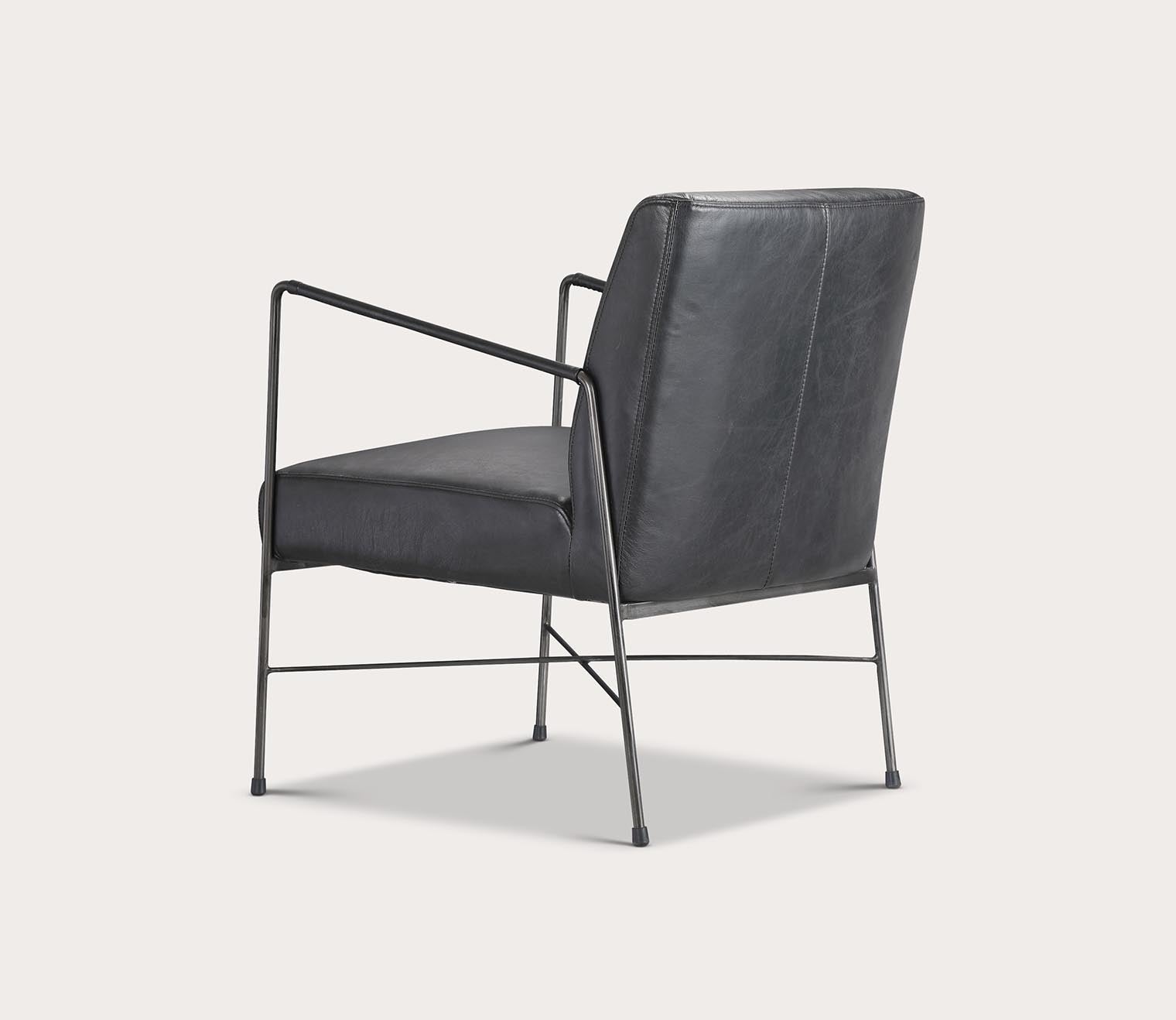 Dagwood Genuine Leather Armchair by Moe's Furniture